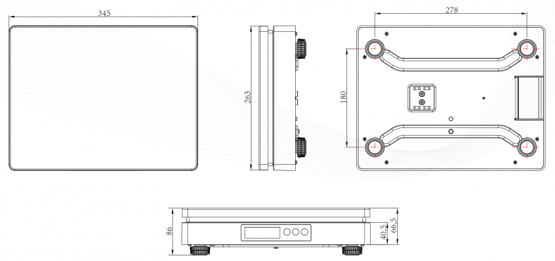 ترازو دیجیتال t-scale dl-a30 -